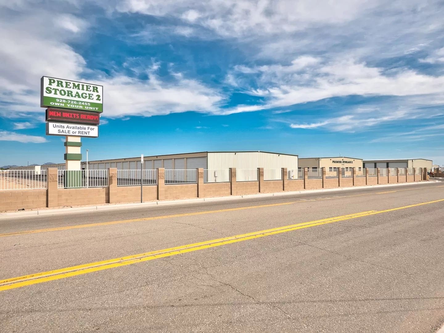 Drive-up storage units at Premier Storage 2